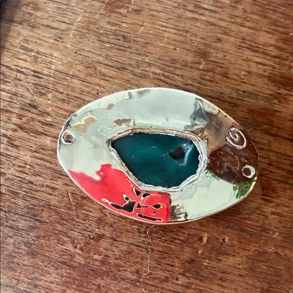 Silver and Teal Louis Carmen Talisman - Picture 5 of 5